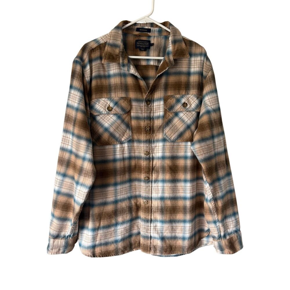 Pendleton Burnside Flannel Button Down Shirt Plai… - image 2